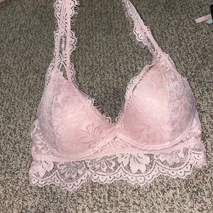 light pink bralette